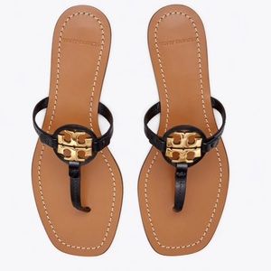 NEW Tory Burch Mini Miller Perfect Black Sandals